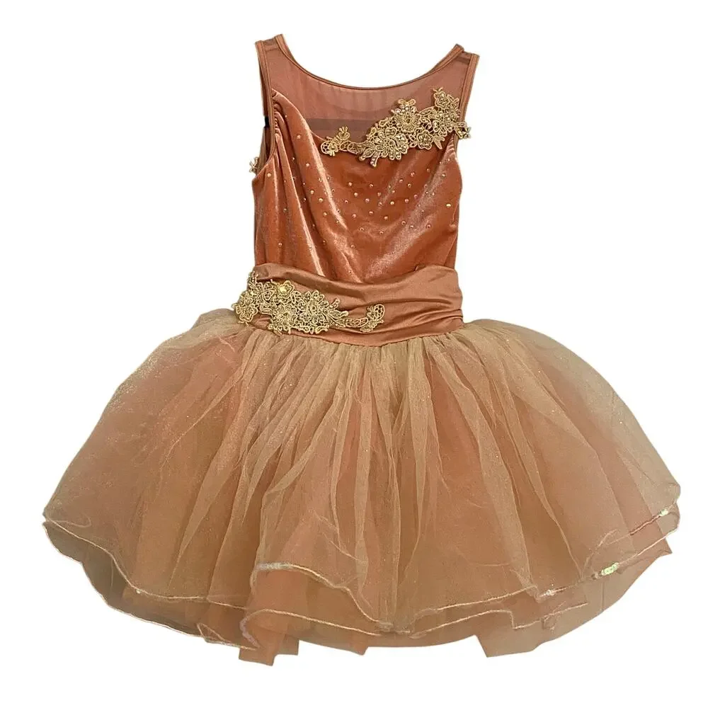 Weissman House At Pooh Corner 14921 Petal LC 14 Ballet Tutu Dance Costume Velvet